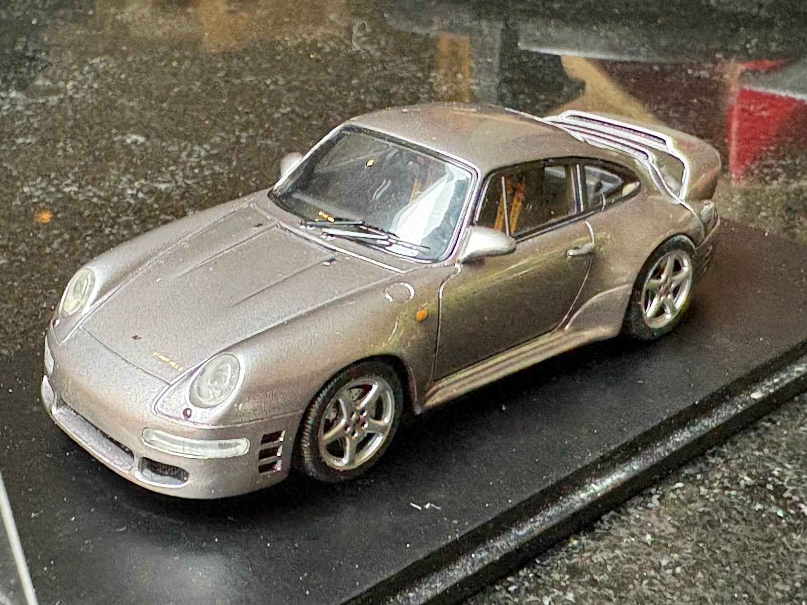 Porsche 911 Ruf CTR2 1:43 Spark Model, Ophalen of Verzenden, Gebruikt, Auto, Overige merken