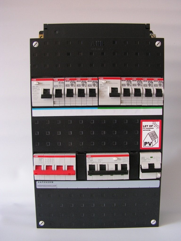 ABB busboard 3-fase 8 groepenkast + 3~ alamat + 1~ PV, Ophalen of Verzenden, Gebruikt, ABB, Overige typen