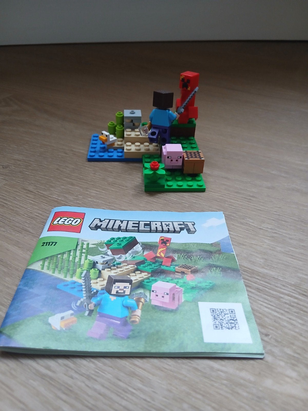 lego minecraft 21177 creeper hinderlaag, Minecraft, Lego, Ophalen of Verzenden, Zo goed als nieuw