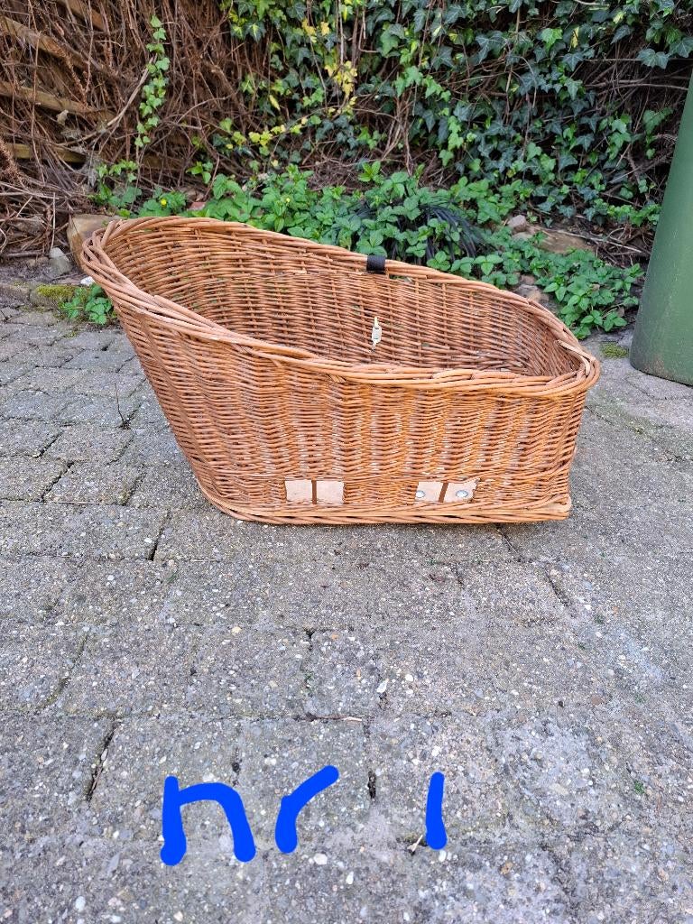 3 Fiets hondenmandjes voor achterop de fiets, Ophalen, Gebruikt