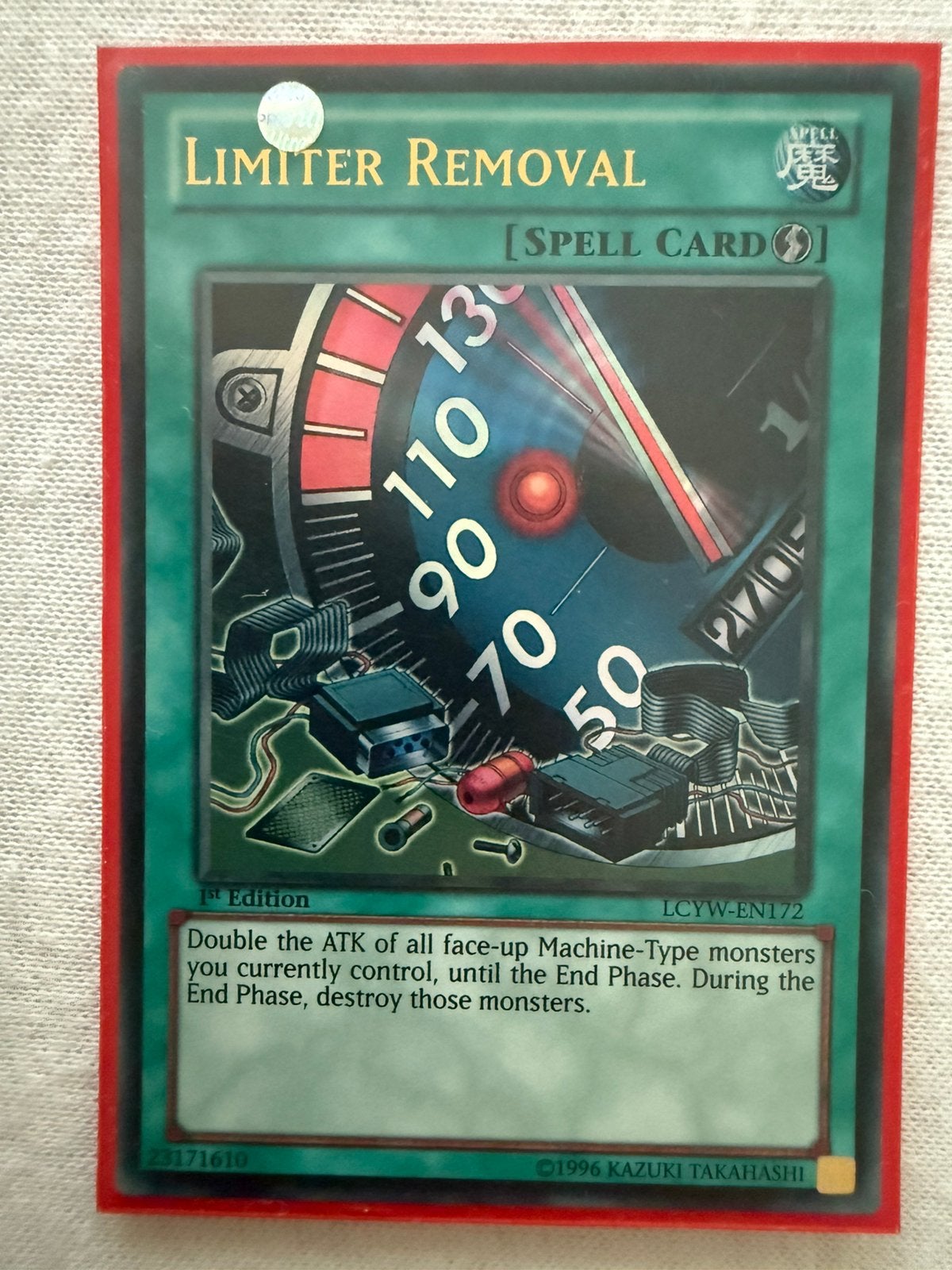 Limiter Removal yugioh Ultra Rare, Verzenden, Nieuw, Losse kaart, Foil