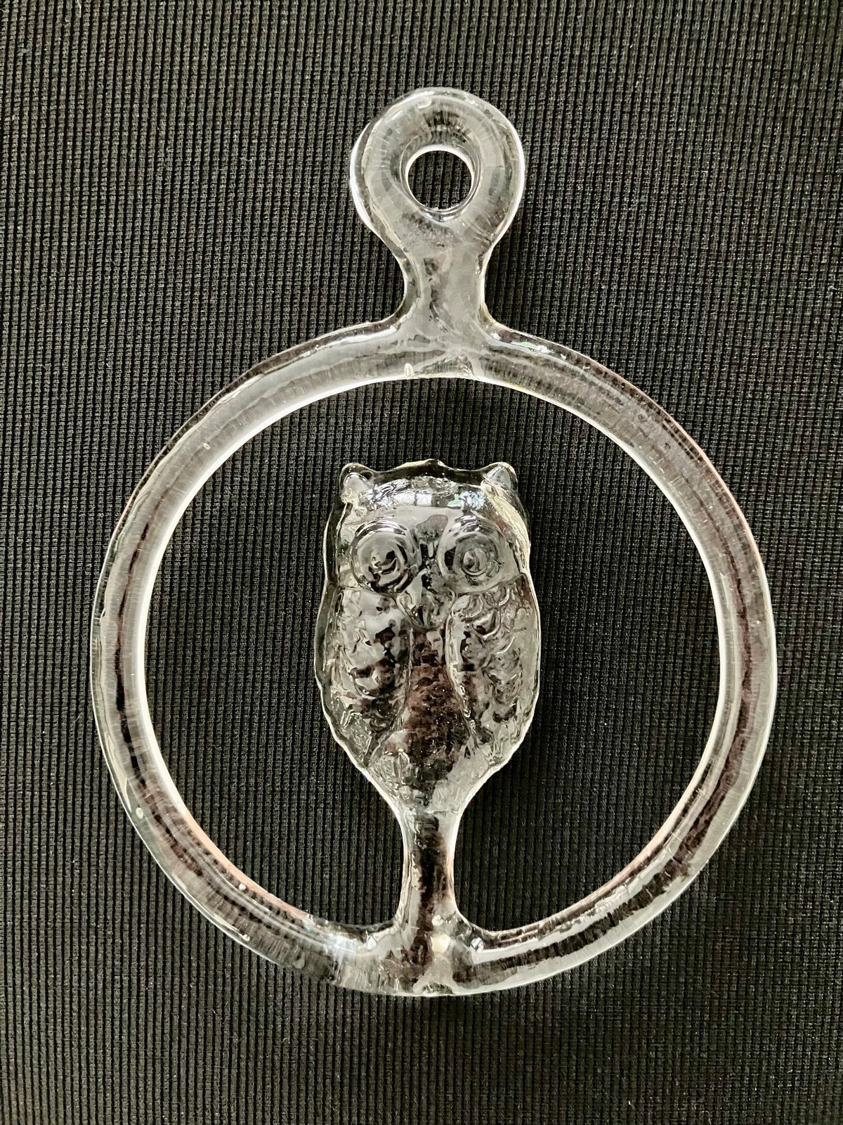 Glazen Raamhanger Uil - Decoratieve Uil voor het Raam, Ophalen of Verzenden, Zo goed als nieuw, Glas, Scandinavisch