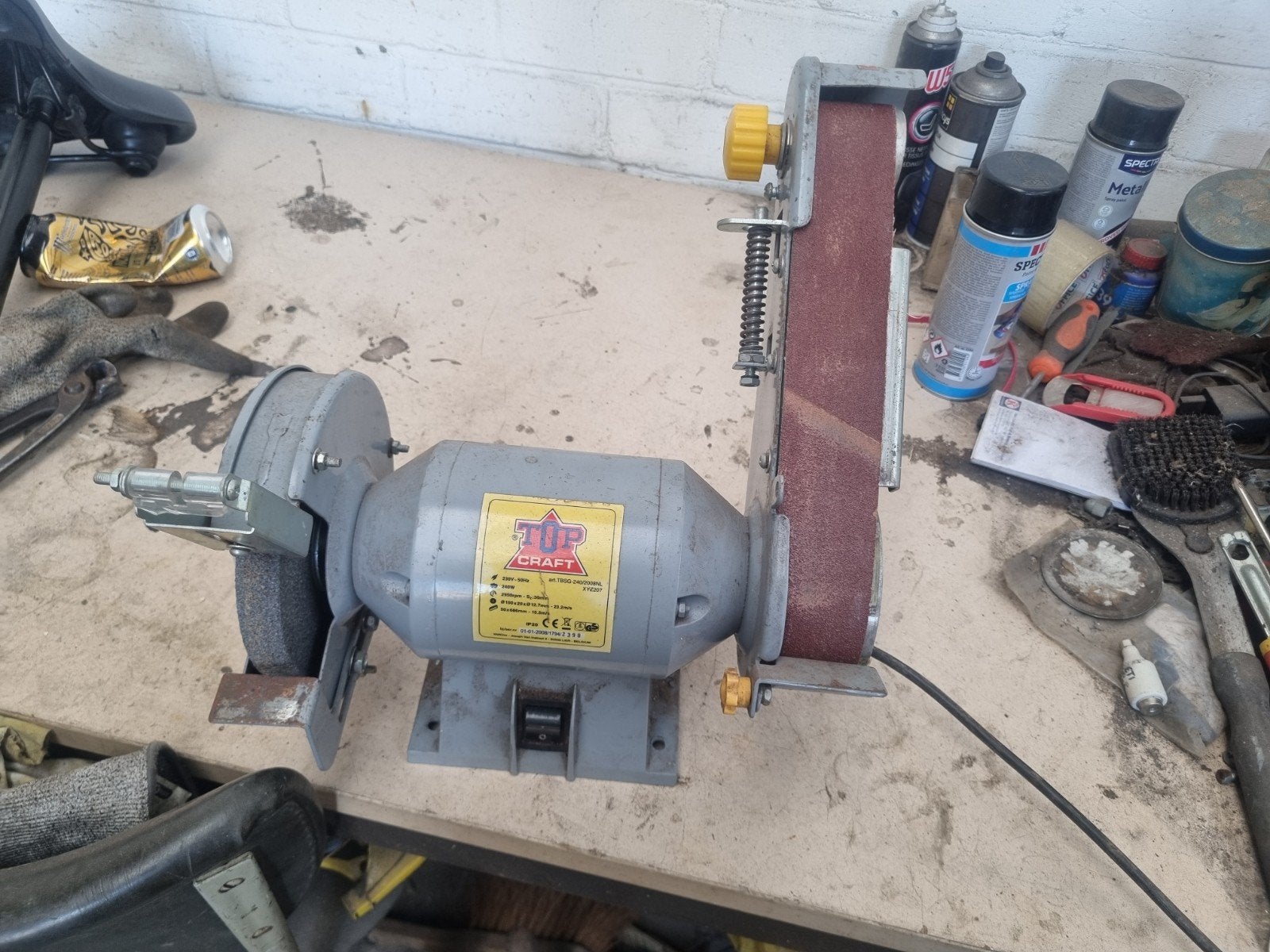 slijpmachine, Ophalen, Gebruikt, Minder dan 700 watt, Werkbankslijpmachine