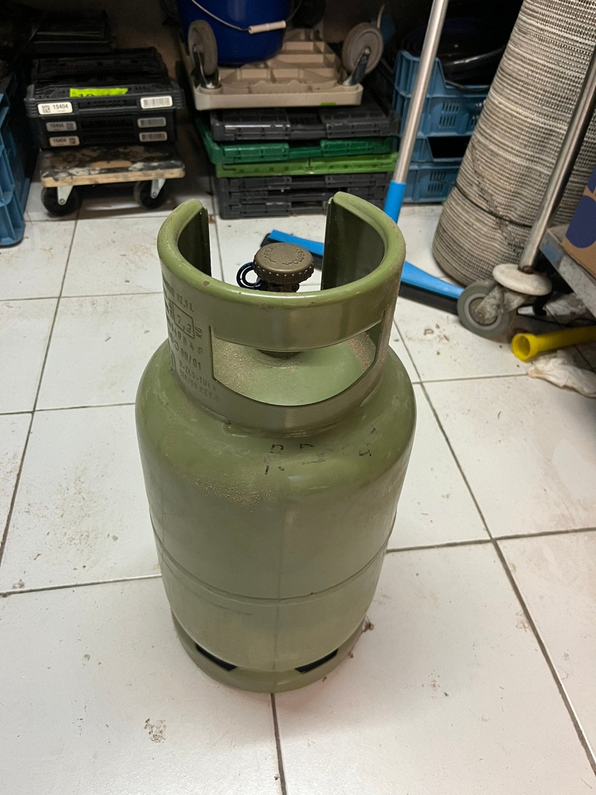 Gas fles camping gas, Ophalen, Zo goed als nieuw