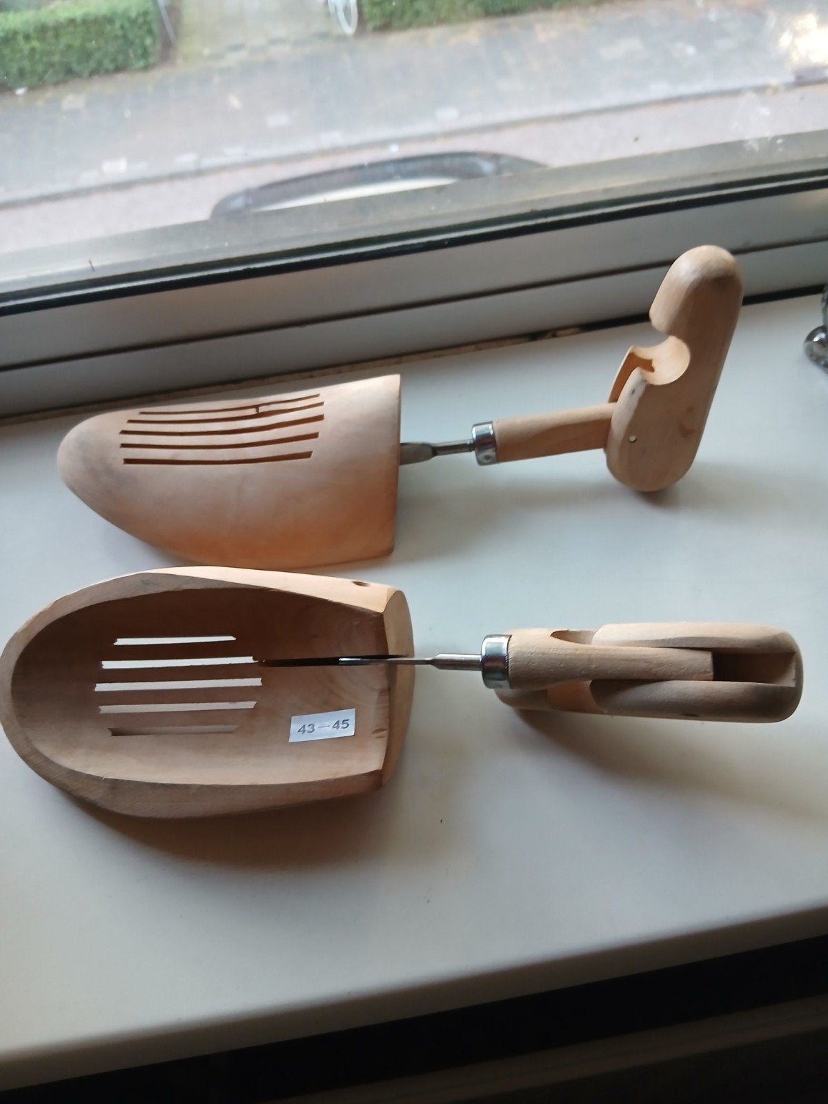 Houten schoenspanners maat 43-45, Overige kleuren, Onbekend, Overige typen, Ophalen of Verzenden