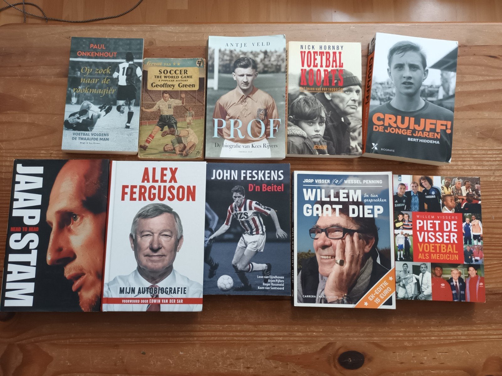 Voetbalboeken: Jaap Stam, Alex Ferguson, Cruijff en meer, Ophalen of Verzenden, Zo goed als nieuw