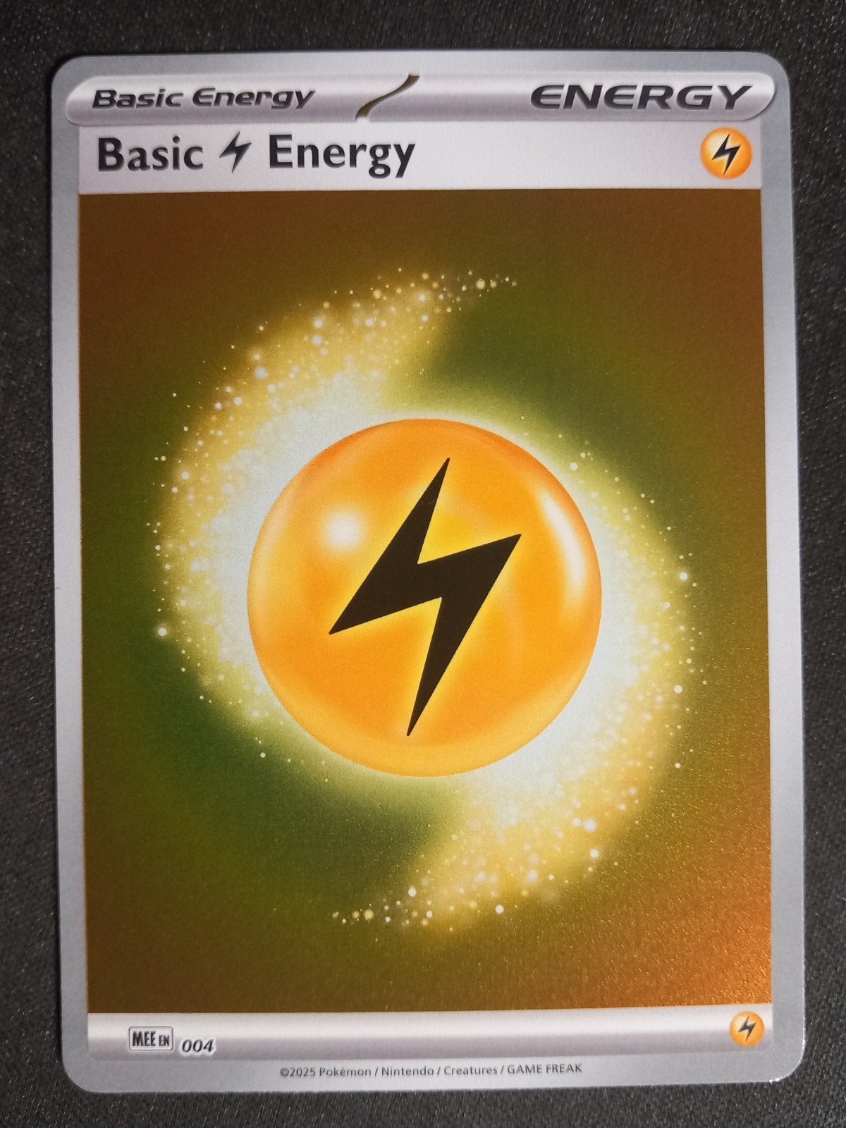 Pokemon Lightning Energy MEE004 Holo Excellent, Verzenden, Zo goed als nieuw, Losse kaart, Foil