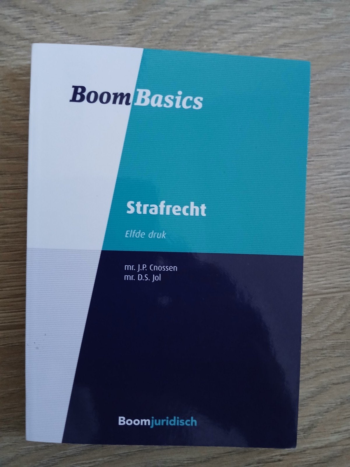 Boom Basics Strafrecht - Elfde druk, Boeken, Mr. J.P. Cnossen, mr. D.S. Jol, Nieuw, Gamma, HBO