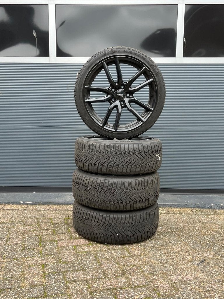cupra leon velgen+winterbanden set, Ophalen, Velg(en), 17 inch, Winterbanden