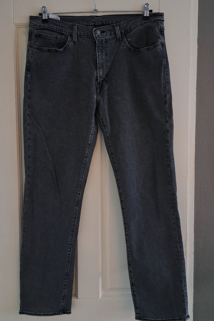 Levi's model 514 grijze /washed grey jeans straight 36 50399, W36 - W38 (confectie 52/54), ., Ophalen of Verzenden, Zo goed als nieuw