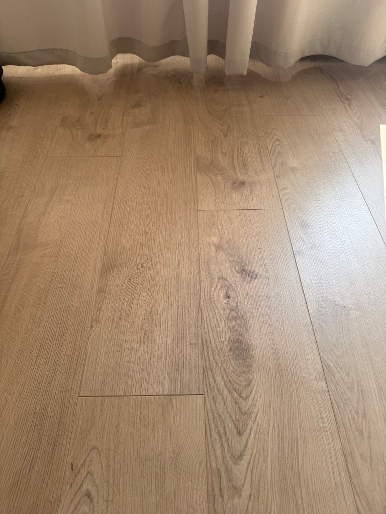 Laminaat vloer +ondervloer+plakplinten, Ophalen, Zo goed als nieuw, 10 m² of meer, 10 tot 30 cm