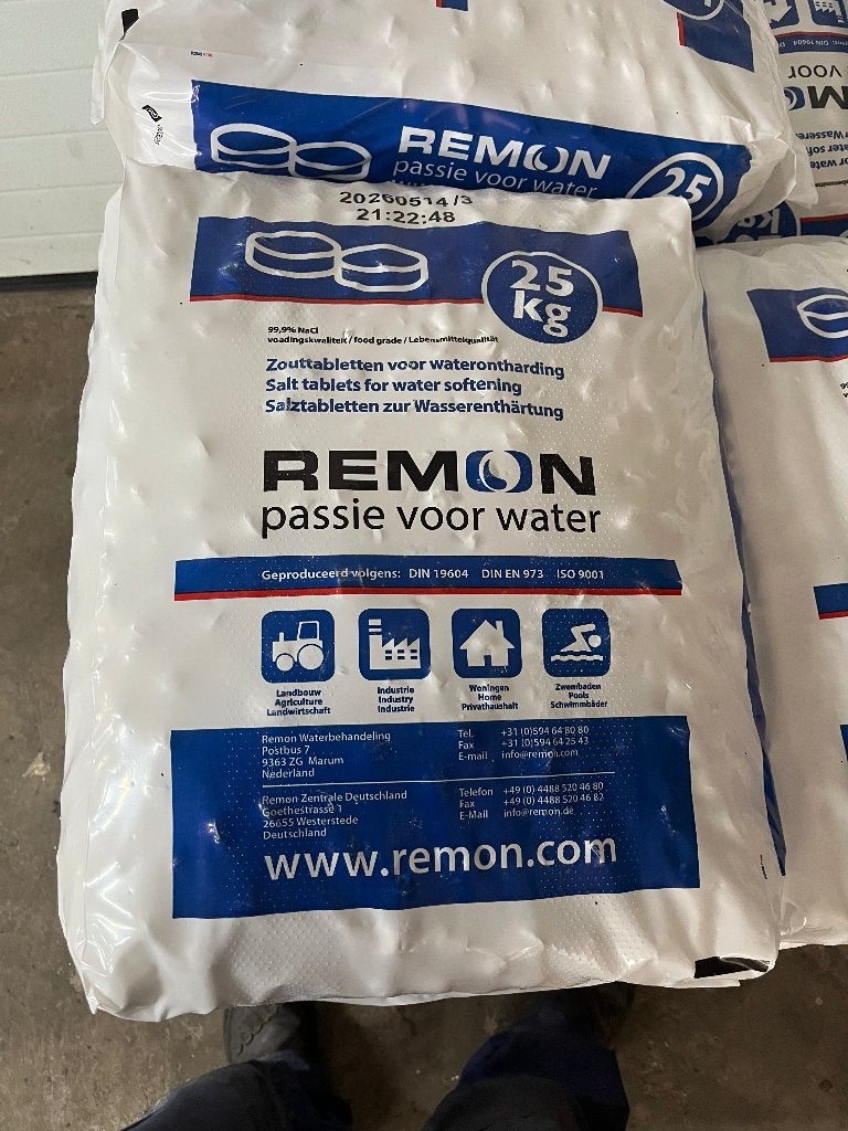 onthardingszout, zouttabletten, regeneratiezout €12,50/ 25kg, Ophalen, Nieuw, Waterontharder met zout