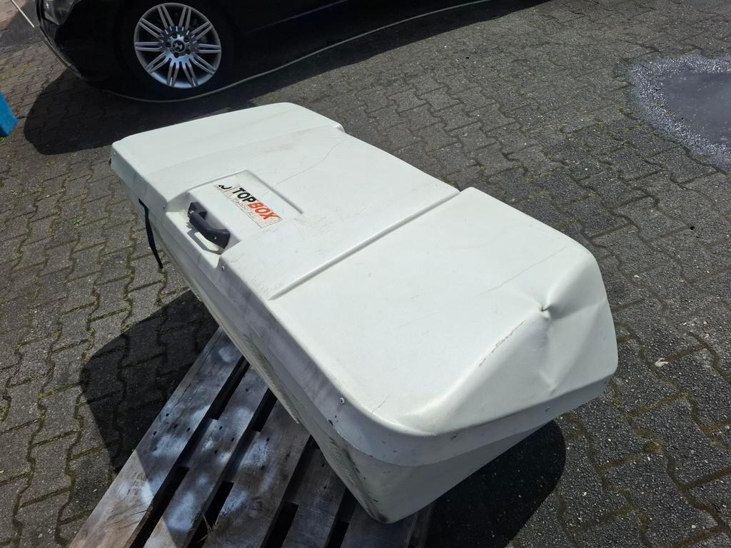 Gebruikte camper box / opbergkist Top Box, Ophalen, Gebruikt