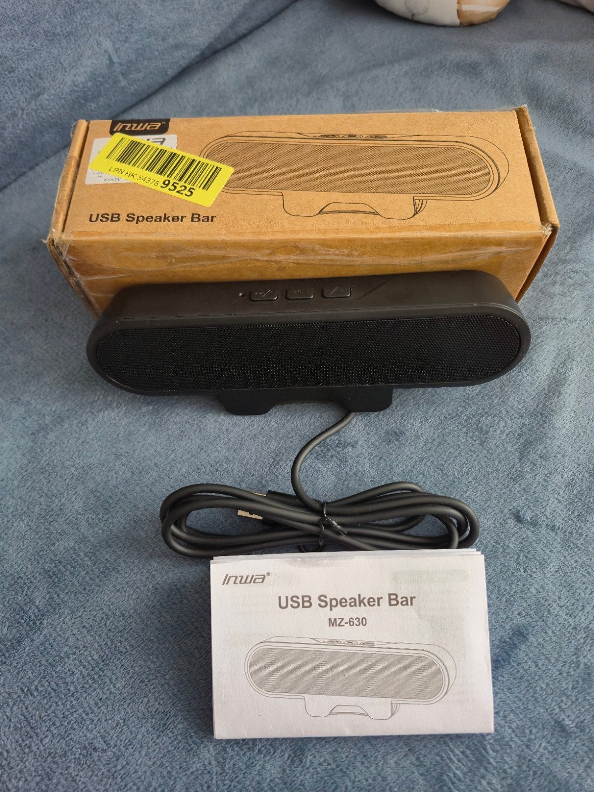 Inwa USB Speaker Bar MZ-630 - Compacte en krachtige soundbar, Computers en Software, Ophalen of Verzenden, Zo goed als nieuw, Audiokanaal 2