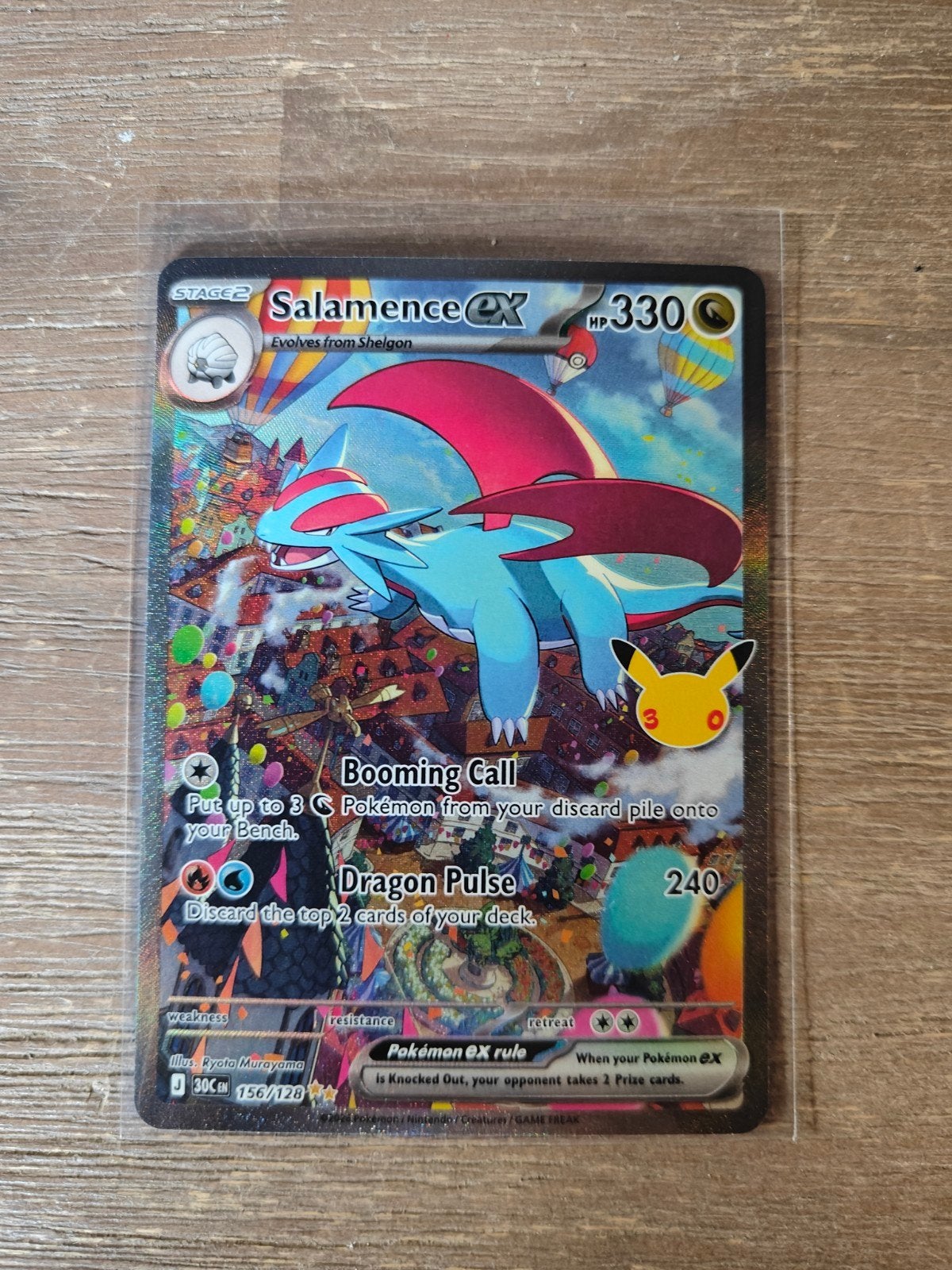 salamence ex 156 30c celebrations 30th, Ophalen of Verzenden, Zo goed als nieuw