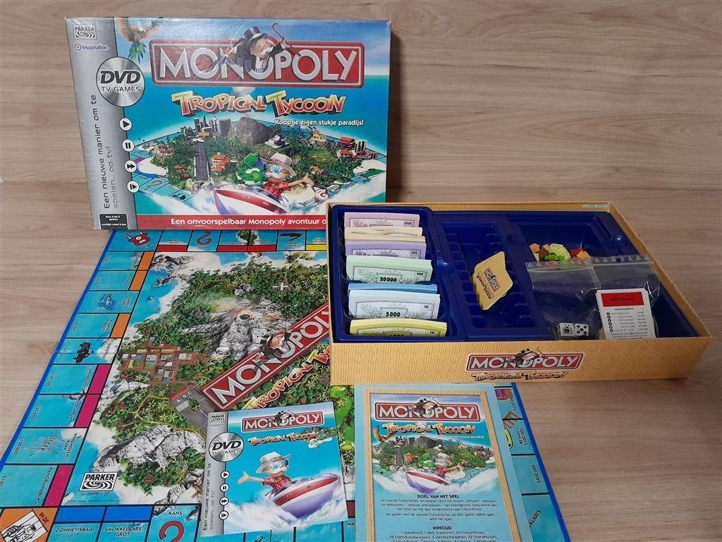 monopoly tropical tycoon dvd [s1173], Hobby en Vrije tijd, Gezelschapsspellen | Bordspellen, Verzenden, Zo goed als nieuw