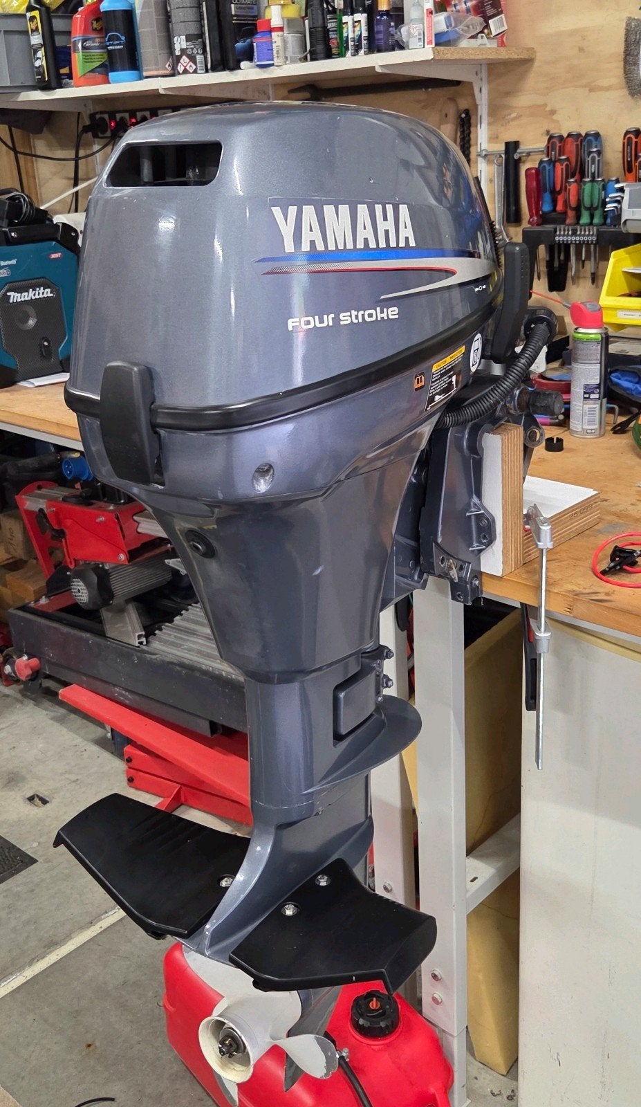 Yamaha 8pk 4t  kortstaart Buitenboordmotor, Watersport en Boten, Ophalen, 5 tot 10 pk, Viertaktmotor, Zo goed als nieuw