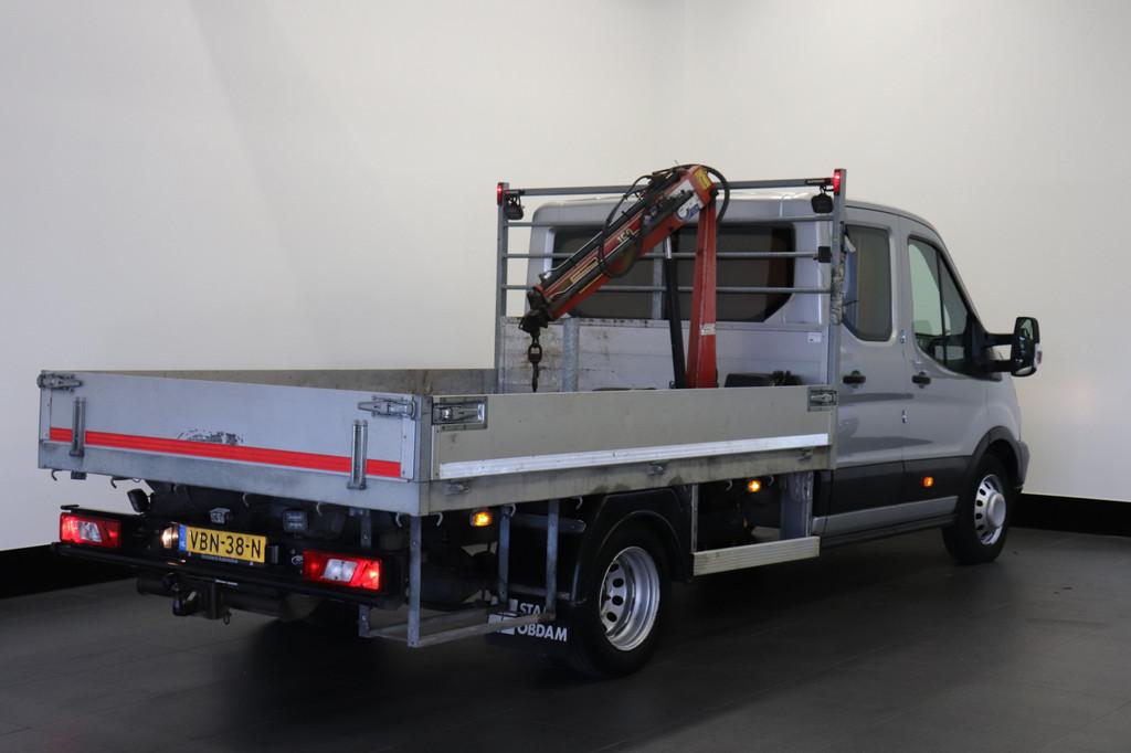 Ford Transit 2.0 TDCI 170PK Dubbel lucht Openlaadbak L4 EURO, 2925 kg, 4 cilinders, Origineel Nederlands, Bedrijf