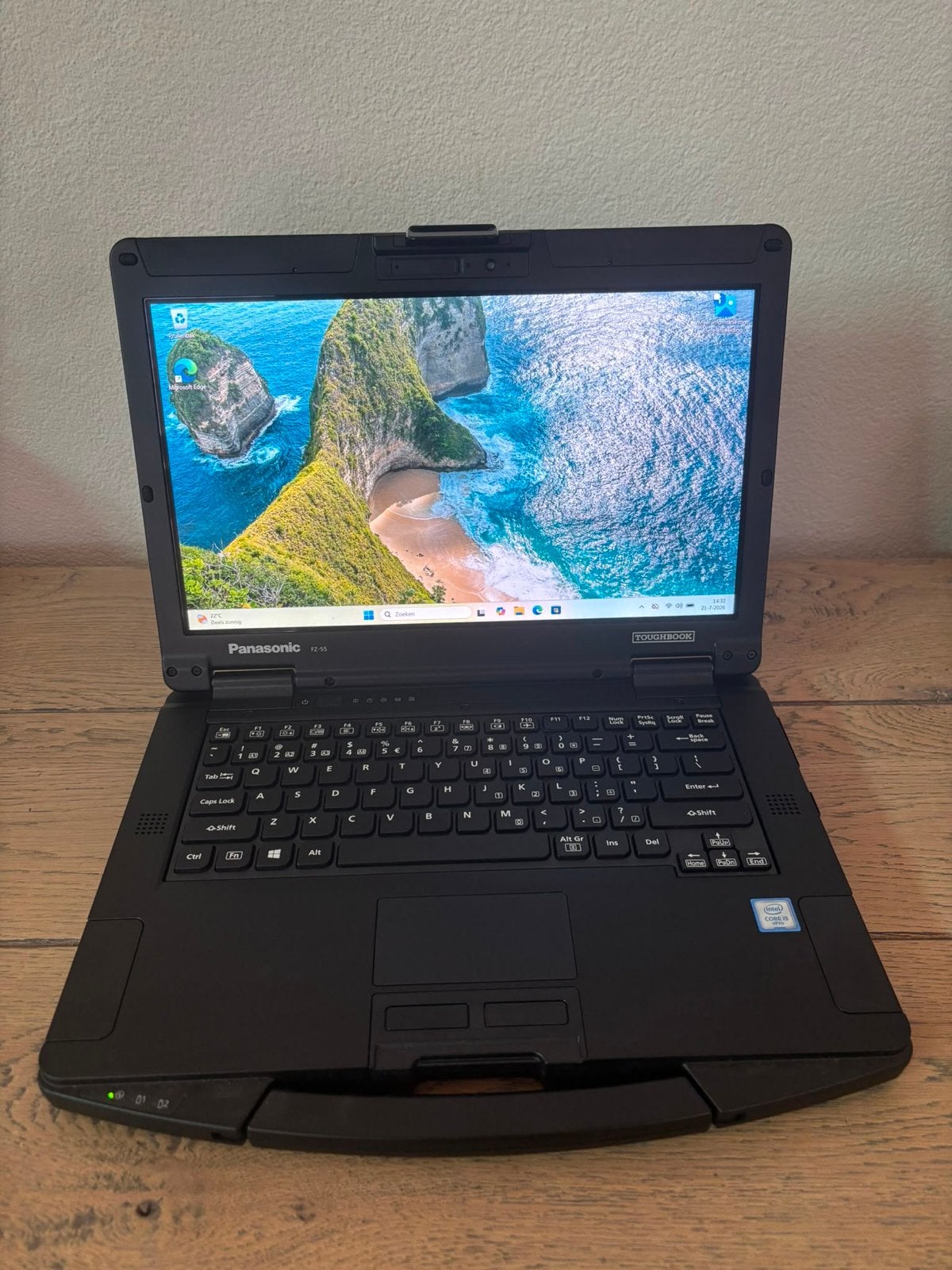 Panasonic Toughbook FZ-55 MK1 i5-8365U 16GB 256GB SSD Touch, Qwerty, Minder dan 2 Ghz, Ophalen of Verzenden, Support@panasonic.com