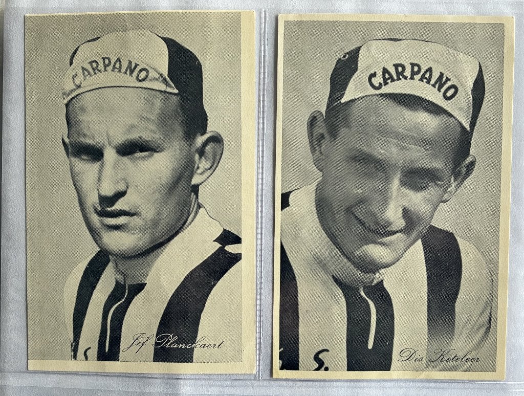 Kaarten wielrenners, Verzenden, Zo goed als nieuw, Buitenlandse clubs, Poster, Plaatje of Sticker