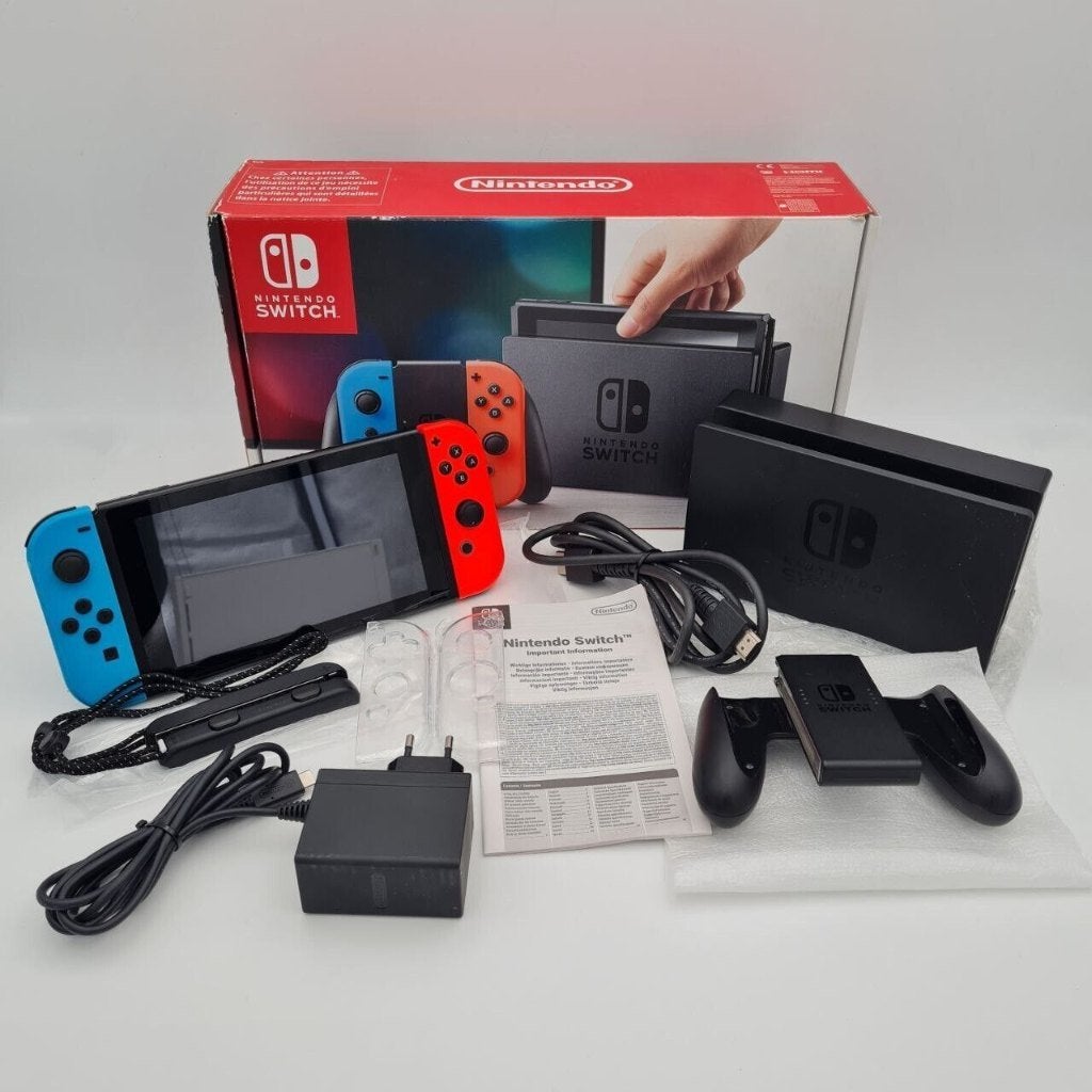 Nintendo Switch, Ophalen, Zo goed als nieuw, Met 2 controllers, Switch Original