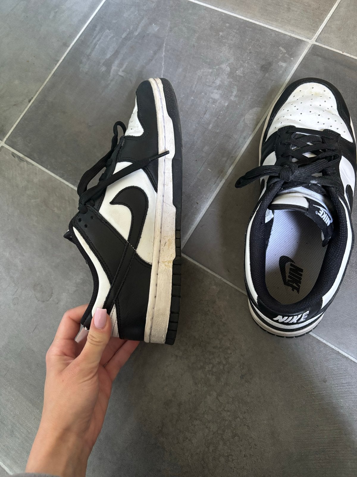 Nike Jordan sneakers zwart/wit, Kleding | Dames, Ophalen of Verzenden, Gedragen, Zwart, Sneakers of Gympen