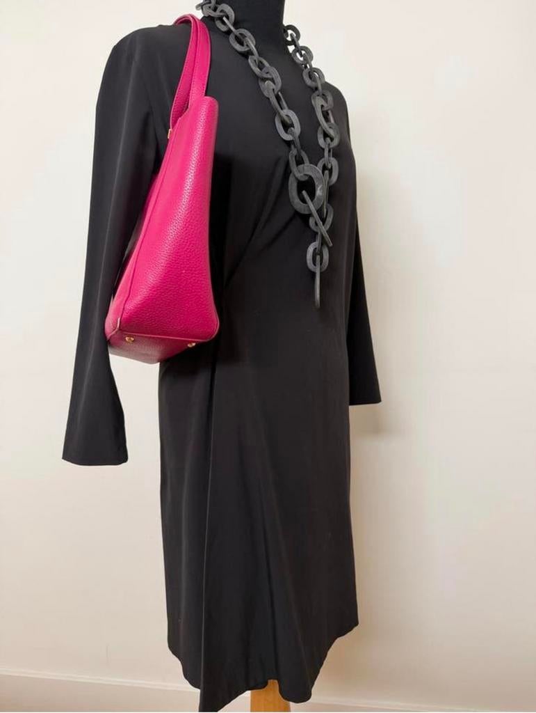 COS sportief zwart tijdloos travelstof jurkje maat 38, Kleding | Dames, Jurken, Zo goed als nieuw, Maat 38/40 (M), Zwart, Knielengte