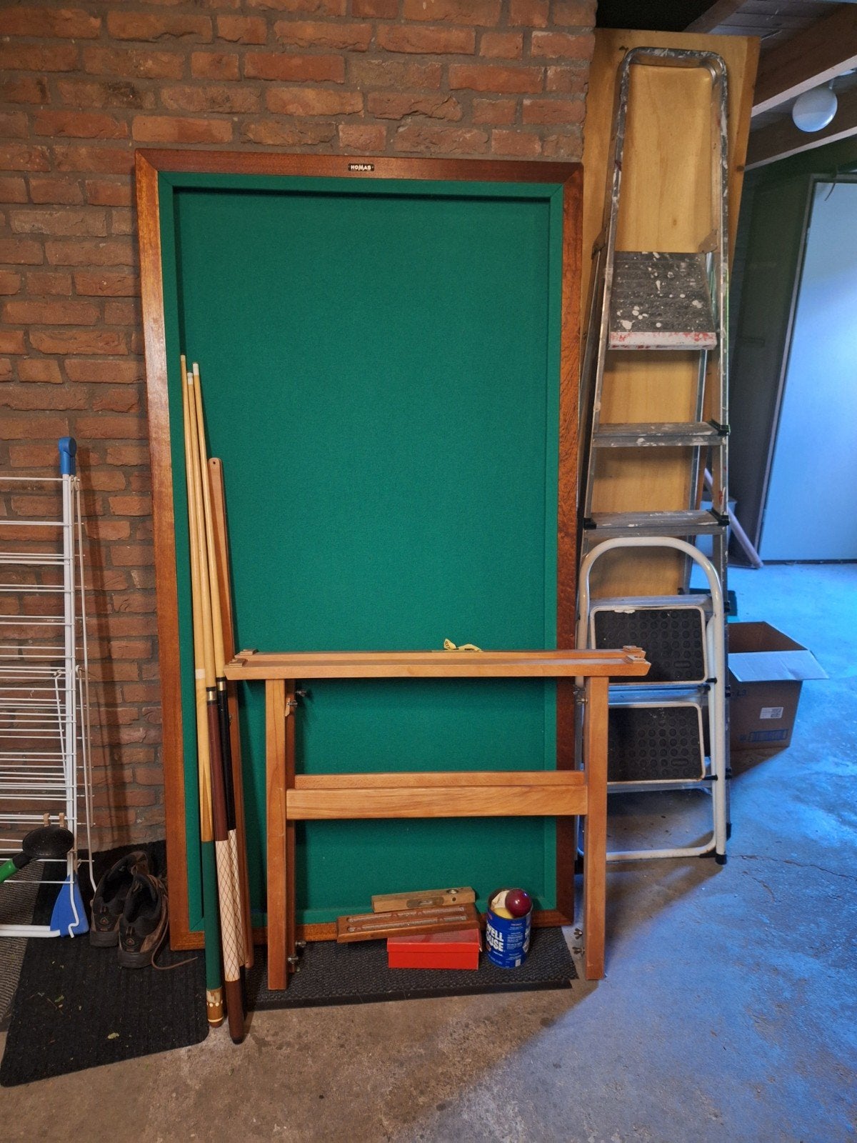 Homas Biljarttafel met accessoires, Sport en Fitness, Biljarten en Poolen, Ophalen of Verzenden, Gebruikt, Biljarttafel