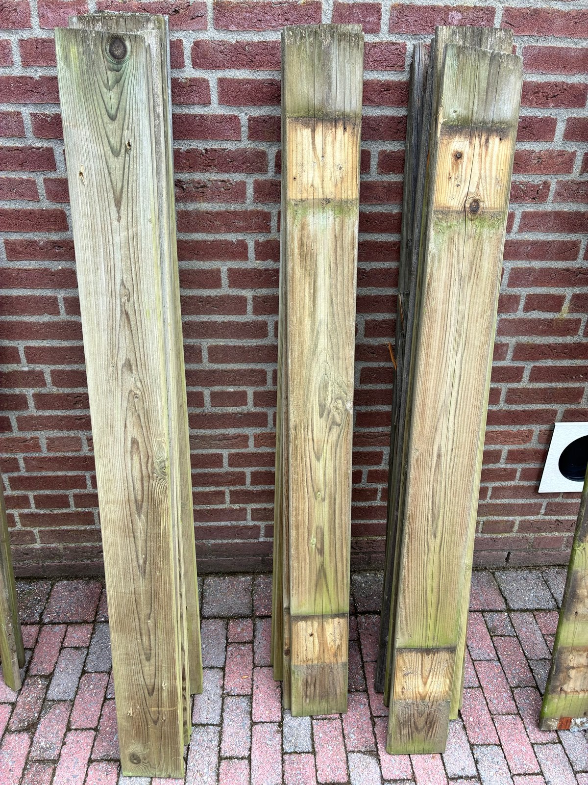 Gebruikte schuttingplanken - Goede en slechte delen, Ophalen, Gebruikt, 180 tot 250 cm, Planken