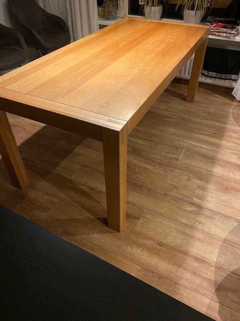 eetkamertafel, Huis en Inrichting, Tafels | Eettafels, Ophalen, Gebruikt, 50 tot 100 cm, Vijf personen of meer