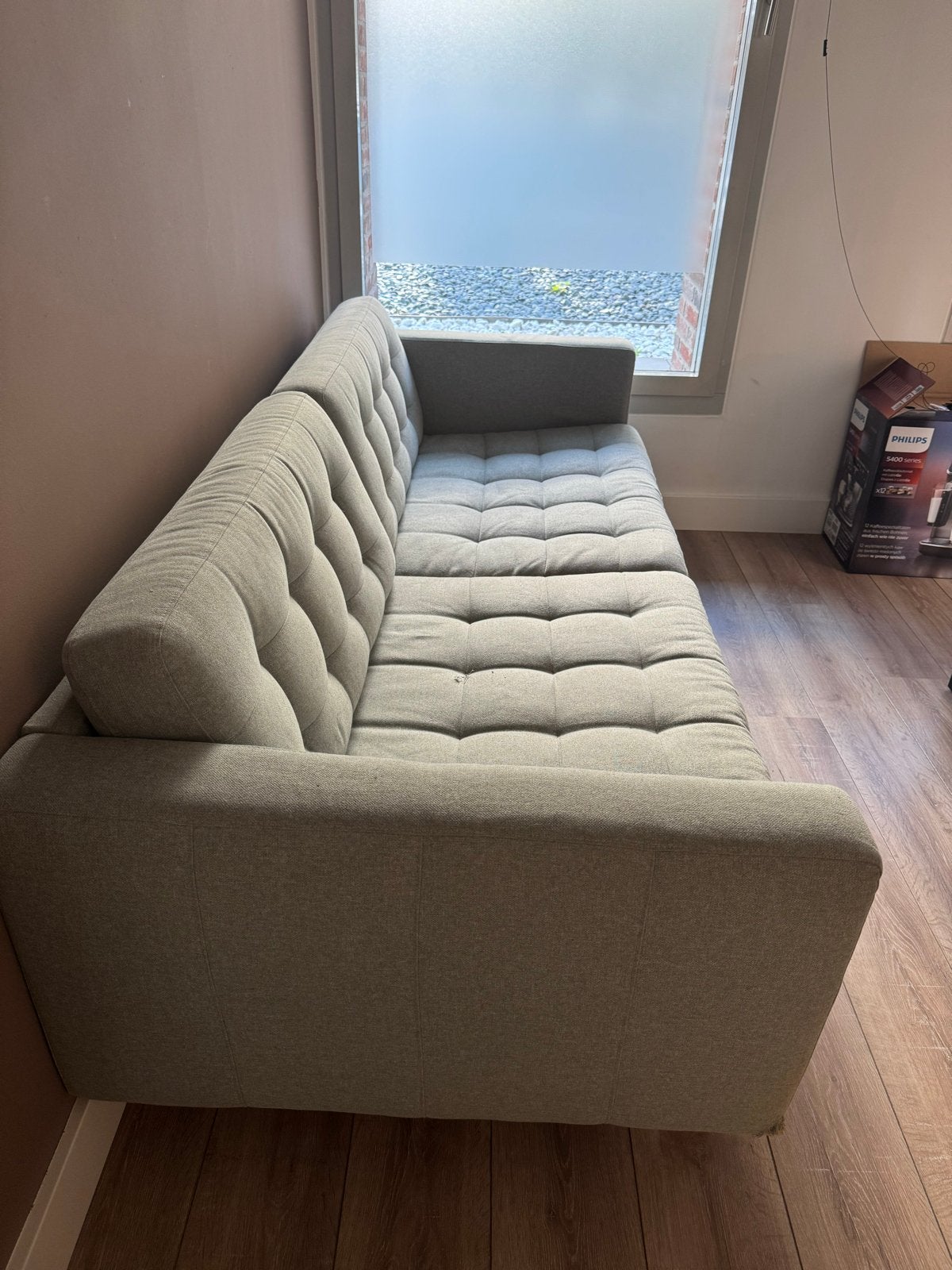 Ikea Landskrona 3-zits bank - Gebruikt, Ophalen, Gebruikt, Driepersoons, 75 tot 100 cm