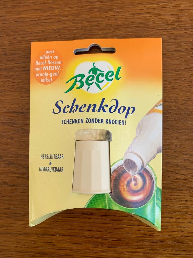 Schenkdop "Becel" Nieuw in de Verpakking, Ophalen of Verzenden, Nieuw, Reclamebord