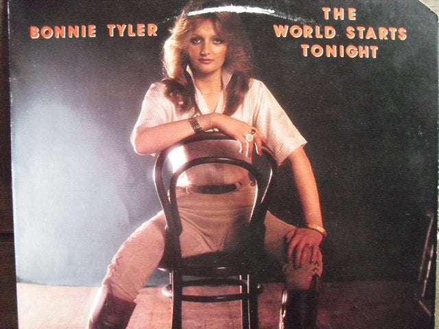 Bonnie Tyler "The World Starts Tonight" LP, Cd's en Dvd's, Vinyl | Pop, LP, Rock, Gebruikt, Ophalen of Verzenden