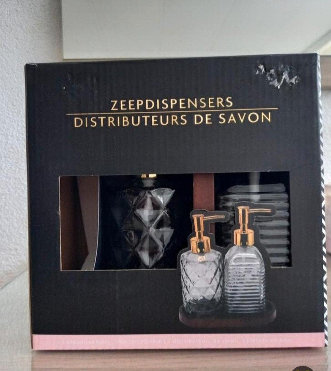 Luxe Zeepdispensers Set - Nieuw in Doos, Ophalen, Nieuw