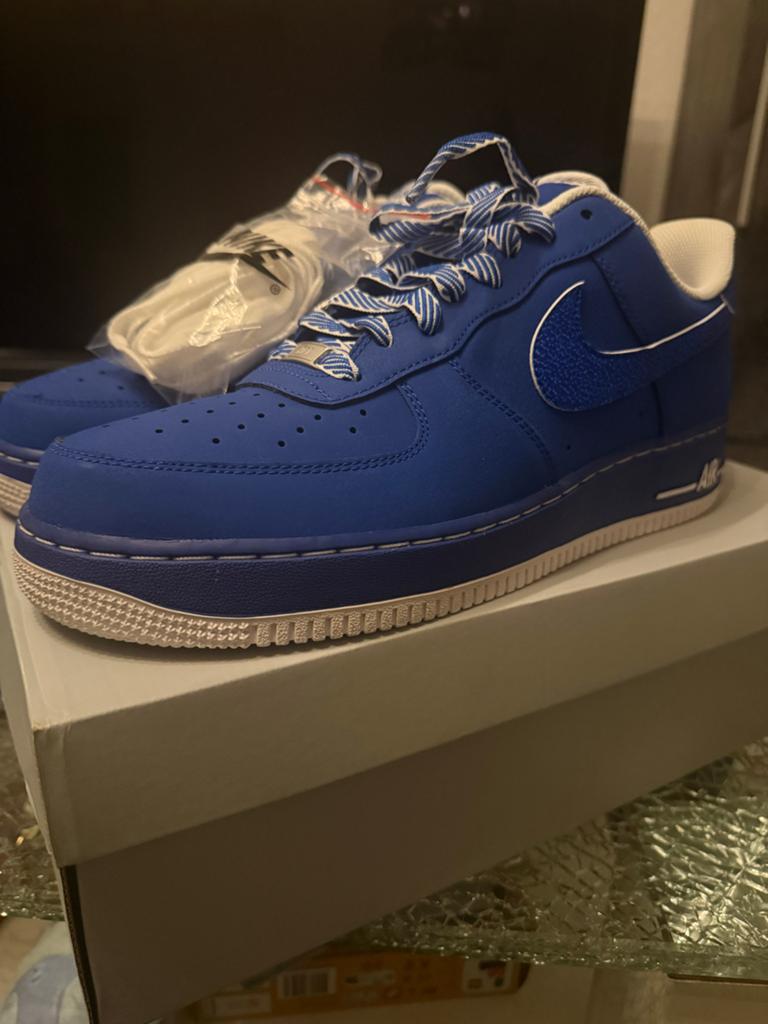 Nike Air Force 1 Game Royal / White - Maat 46, Ophalen of Verzenden, Nieuw, Blauw, Sneakers of Gympen