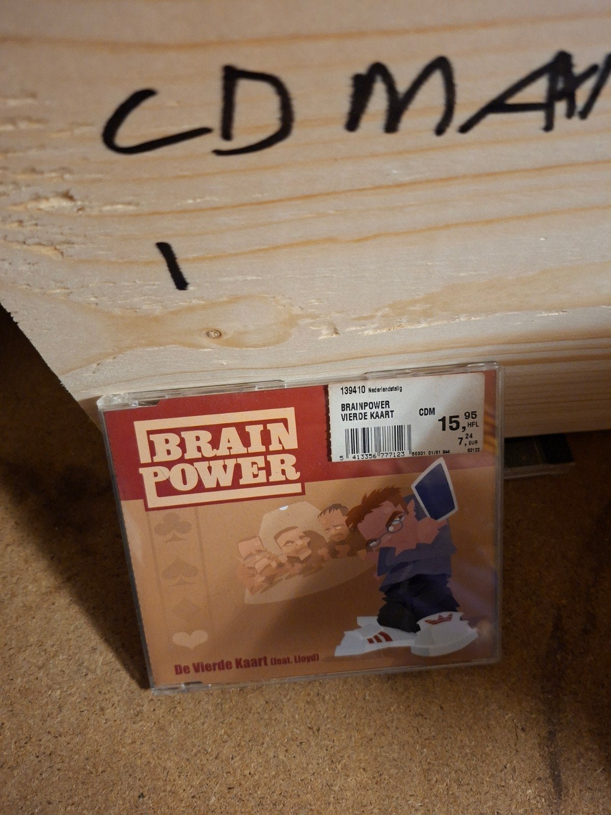 Brainpower - De Vierde Kaart (feat. Lloyd) CD Single, Ophalen of Verzenden, Gebruikt, Hiphop of Rap, Single
