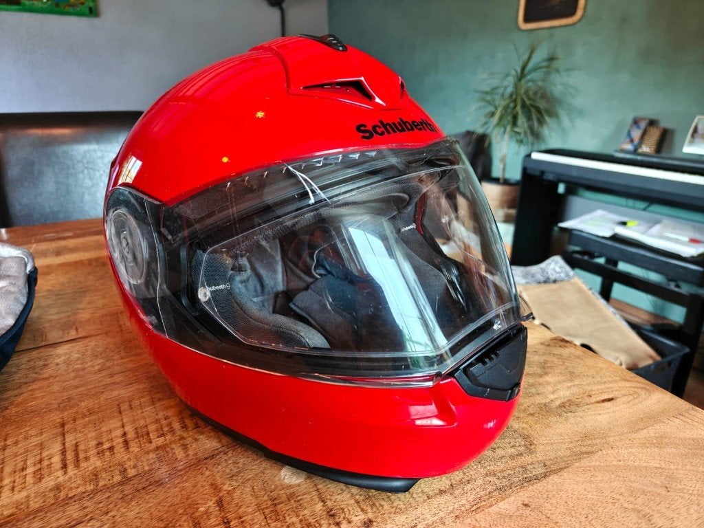 Schuberth C3 PRO maat 58/59 L, Overige merken, Systeemhelm, Ophalen of Verzenden, L