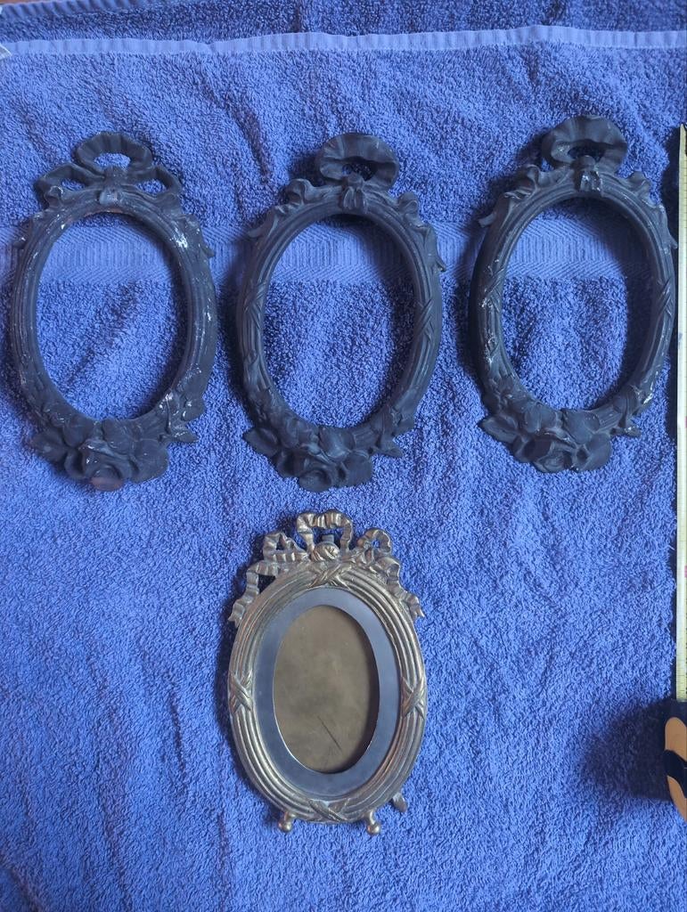 4 oude fotolijsten, Ophalen of Verzenden