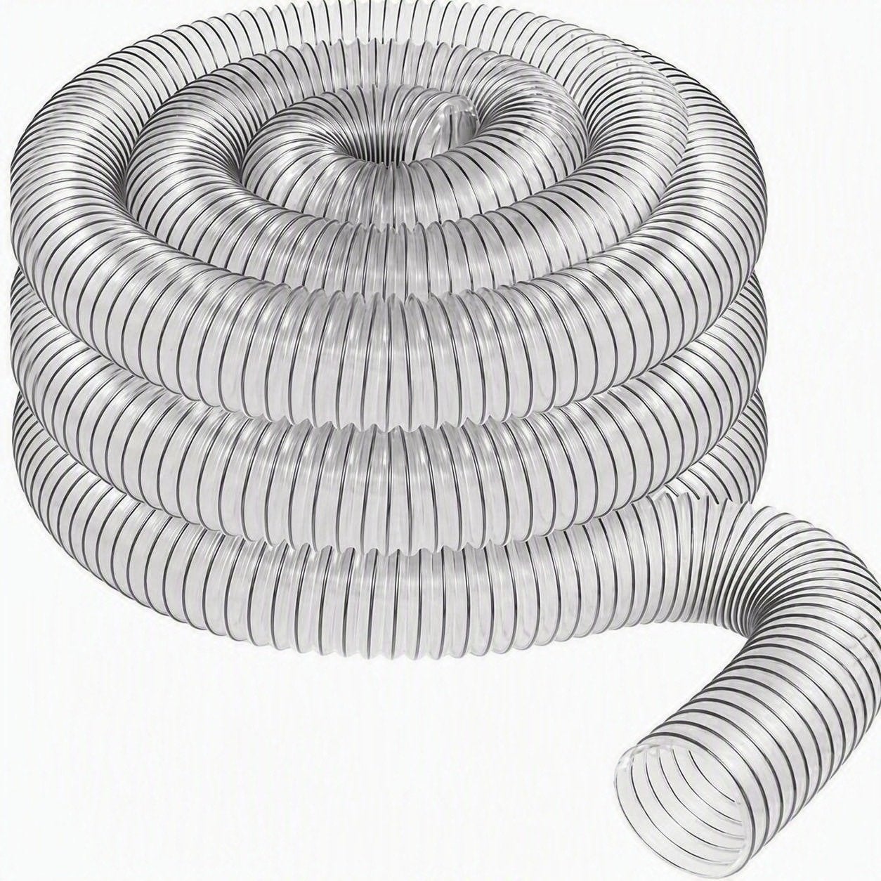 Transparante afvoerslang 6 meter, 64mm diameter, Afvoer, Pvc, 6 meter of meer, 60 tot 80 mm