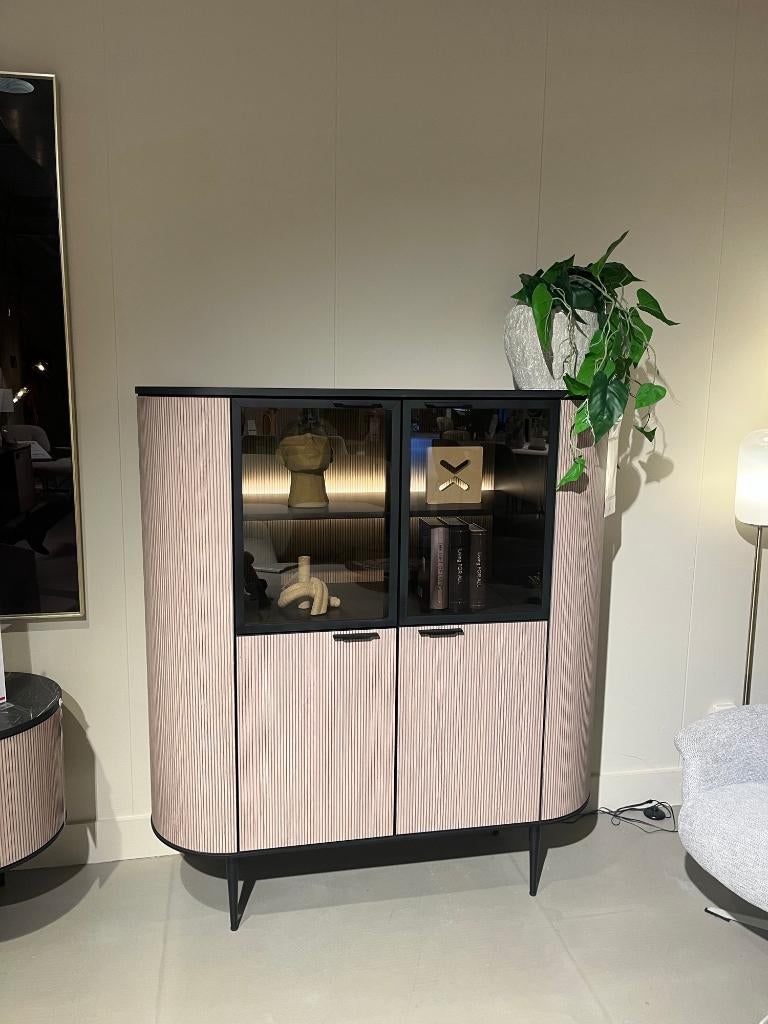 Aramon Highboard Xooon, Ophalen, Met deur(en), 100 tot 150 cm, Zo goed als nieuw