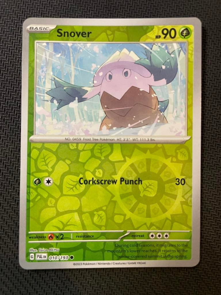Snover 010/193 Reverse Holo Paldea Evolved Packfresh, Verzenden, Zo goed als nieuw