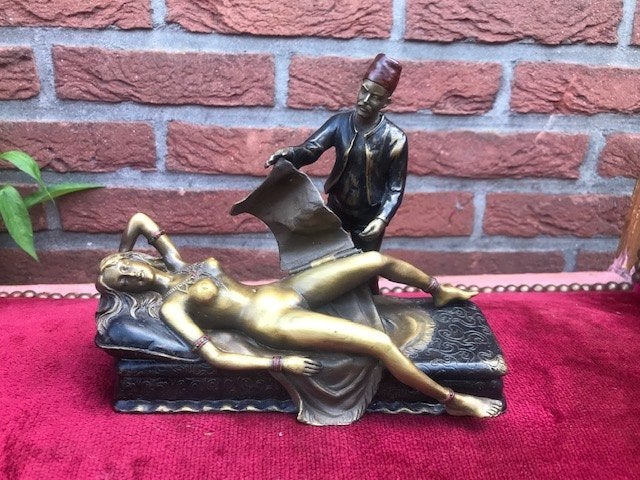 Weens brons, verborgen erotica, Oriëntalisme, Antiek en Kunst, Ophalen of Verzenden, Brons