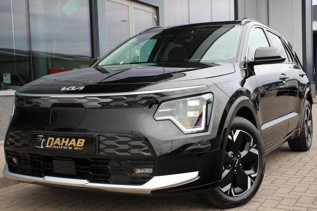 Kia e-Niro ExecutiveLine 64.8kWh | Schuifdak | Warmtepomp, Auto's, 12 maanden, Gebruikt, 750 kg, Zwart