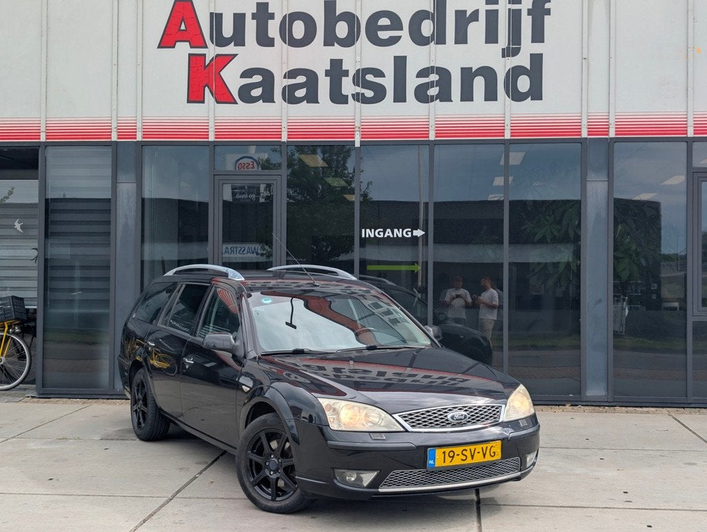Ford Mondeo Wagon 2.0-16V Platinum - Clima - Stoelverwarming, Auto's, Ford, Voorwielaandrijving, Zwart, Zwart, Origineel Nederlands