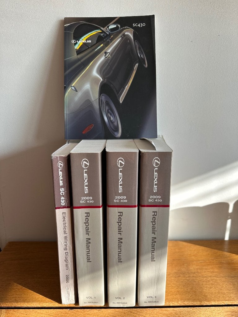 Lexus SC430 " Set werkplaats boeken" OEM, Ophalen of Verzenden, Zo goed als nieuw, Overige merken