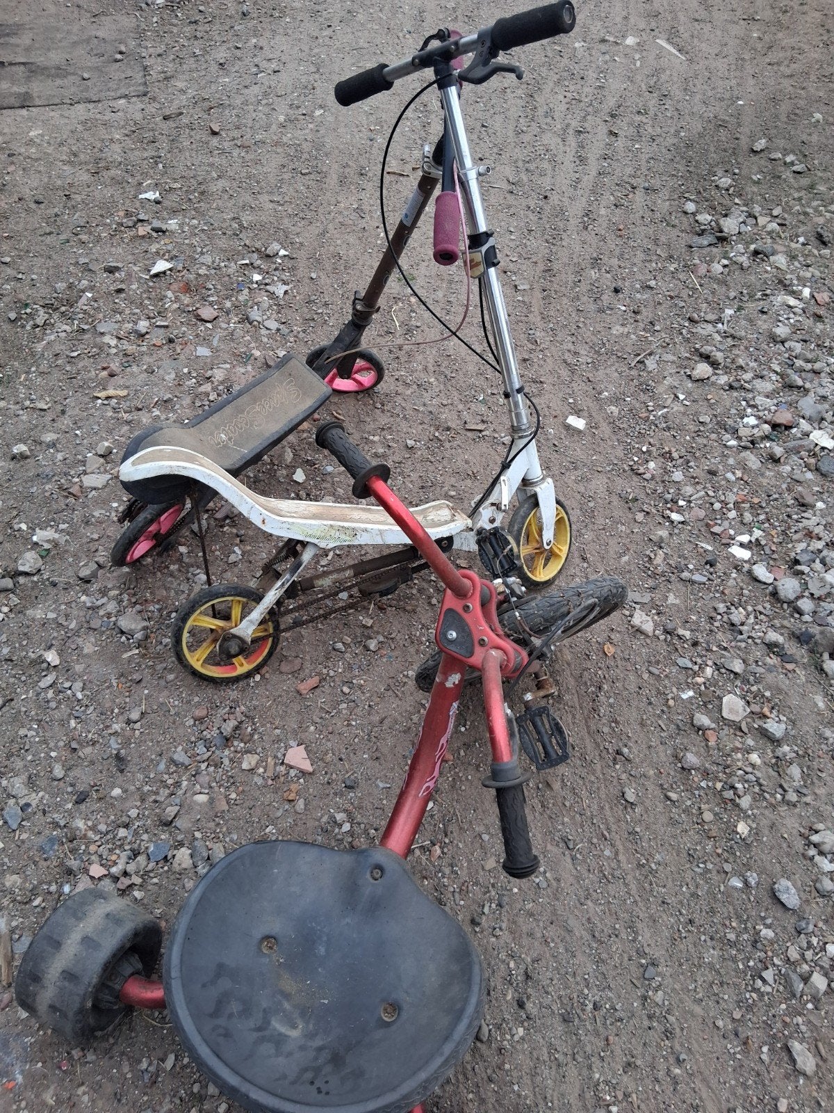 stepsen driewieler, Fietsen en Brommers, Fietsen | Driewielers, Ophalen of Verzenden, Gebruikt, Velgrem, Space scooter