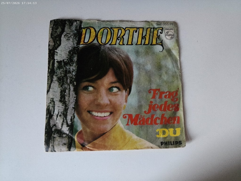 Dorthe - Frag jedes Madchen / Du, Cd's en Dvd's, Gebruikt, Fotohoes, 7 inch, Ophalen of Verzenden