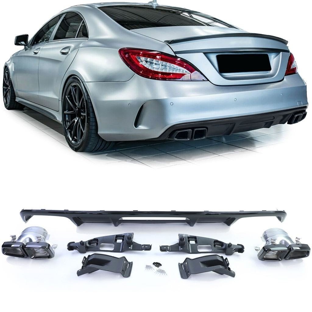 Diffuser + Uitlaat voor Mercedes CLS C218 Facelift AMG Line, Verzenden, Automotive Parts, A.parts@hotmail.nl, Trasmolenlaan 12 3447 GZ Woerden