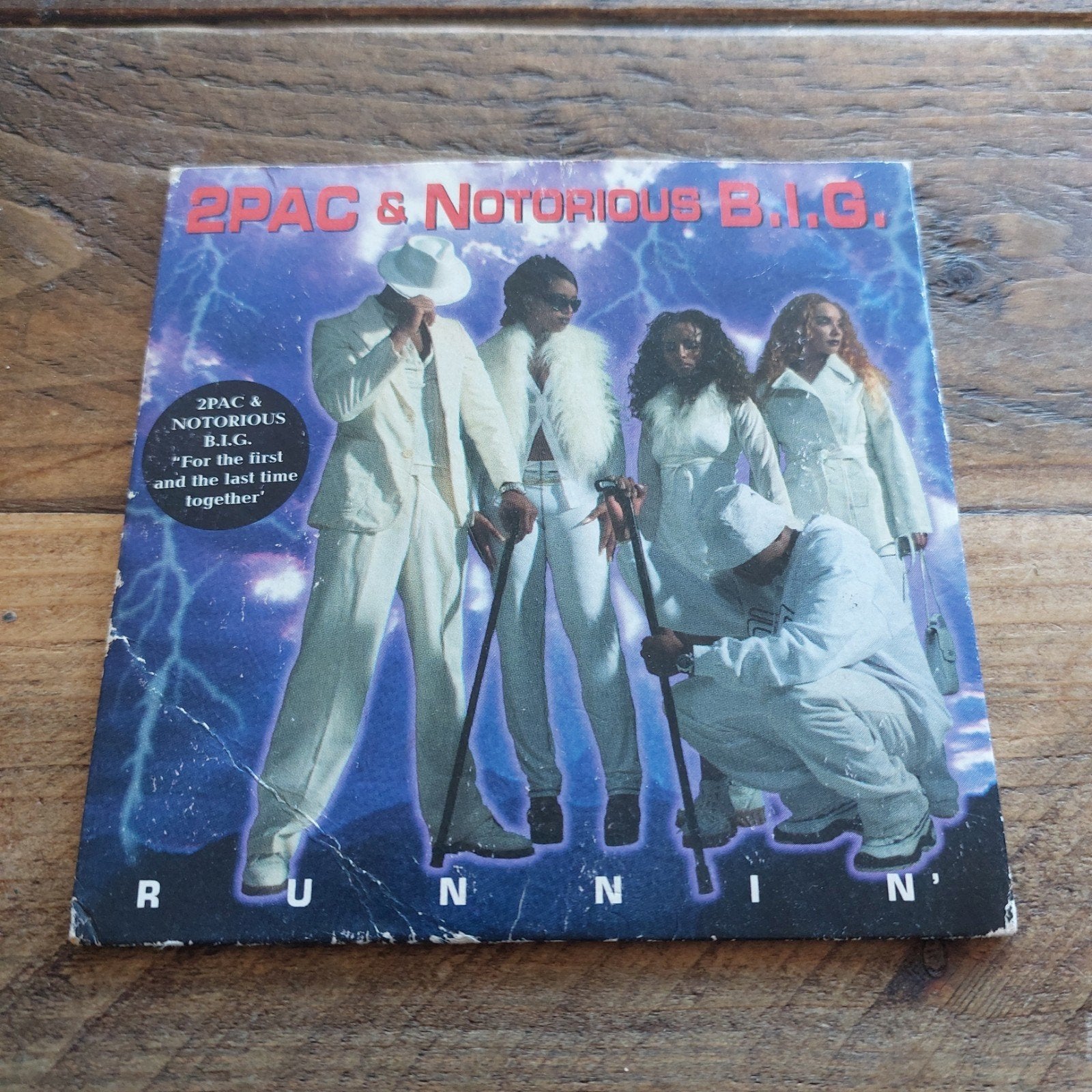 CD single 2Pac & Notorious B.I.G.: Runnin', 1 single, Ophalen of Verzenden, Zo goed als nieuw, Hiphop en Rap