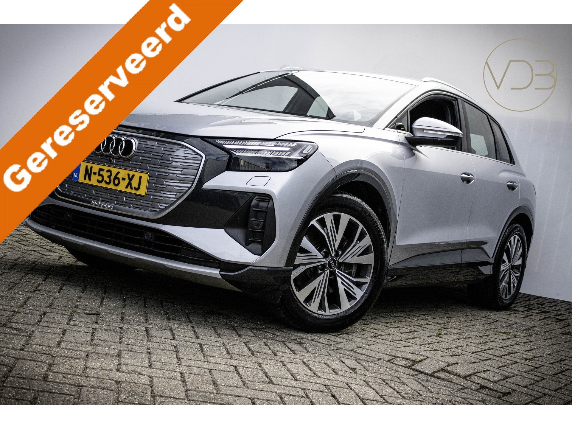 Audi Q4 e-tron 40 SOH 94% Launch edition Advanced Plus 77 kW, Auto's, Gebruikt, Zwart, Origineel Nederlands, Q4 e-tron